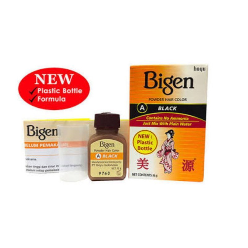 Bigen Powder Hair Color Black 6 gr