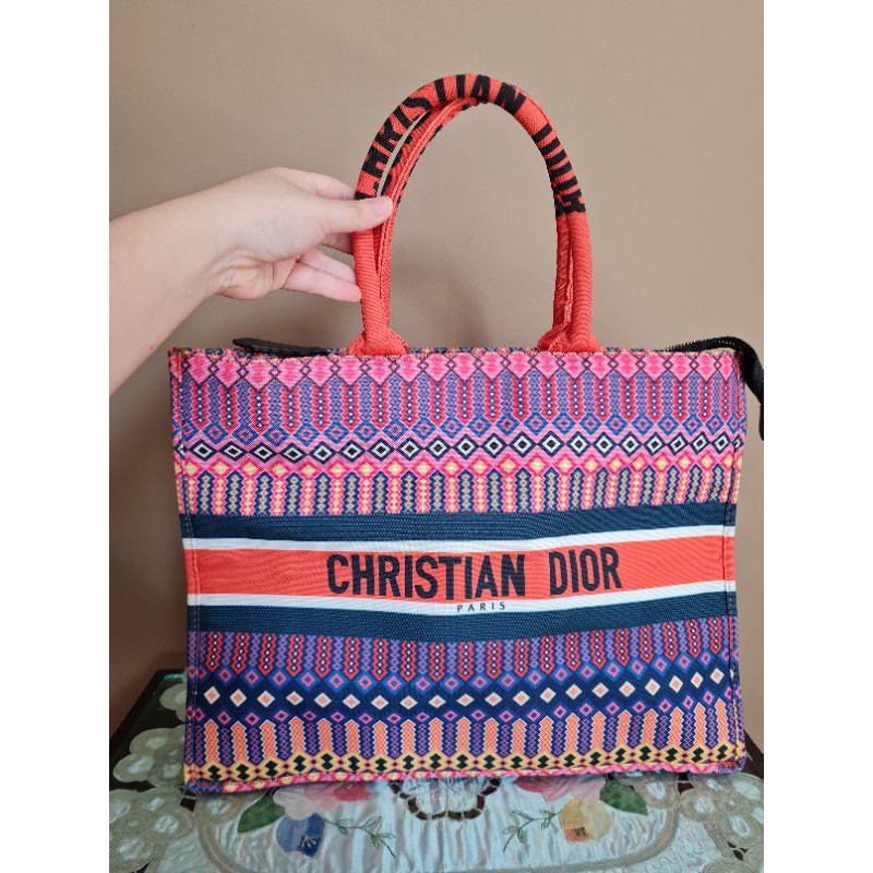 PRELOVED CRISTIAN DIOR ORI HONGKONG TAS COLORFUL / FASHION WANITA CASUAL TAS MURAH MEWAH