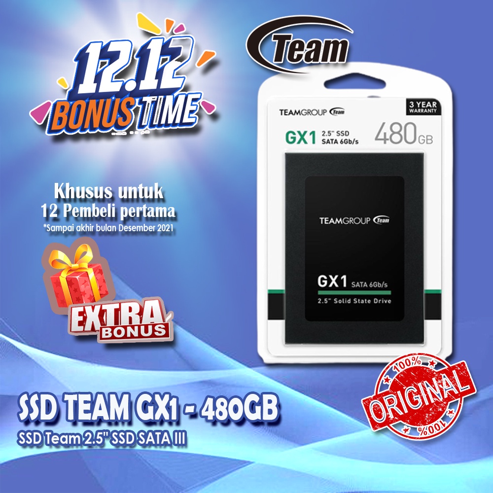 SSD TEAM GX1 480GB 2.5&quot; SSD SATA III 480 GB