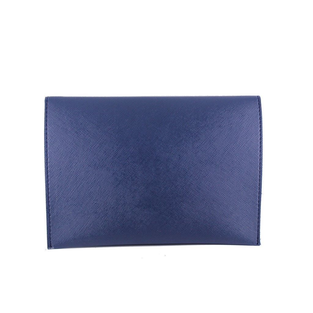 89stories - Pouch pita cantik /dompet pesta pita serbaguna kulit safiano sintetis Navy Blue