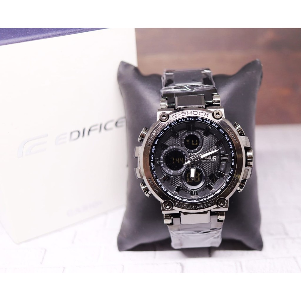 Jam Tangan Pria G-shock Casio MT-G B1000 Rantai Stainless