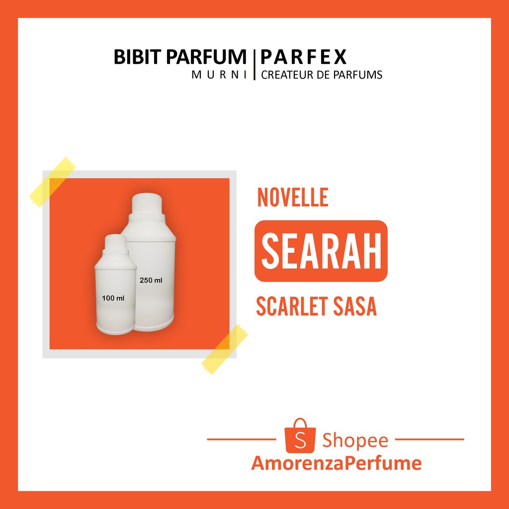 NOVELLE BIBIT PARFUM PARFEX 100 &amp; 250 ML ORIGINAL 100% TANPA CAMPURAN / BIBIT PARFUM / BIBIT MINYAK WANGI