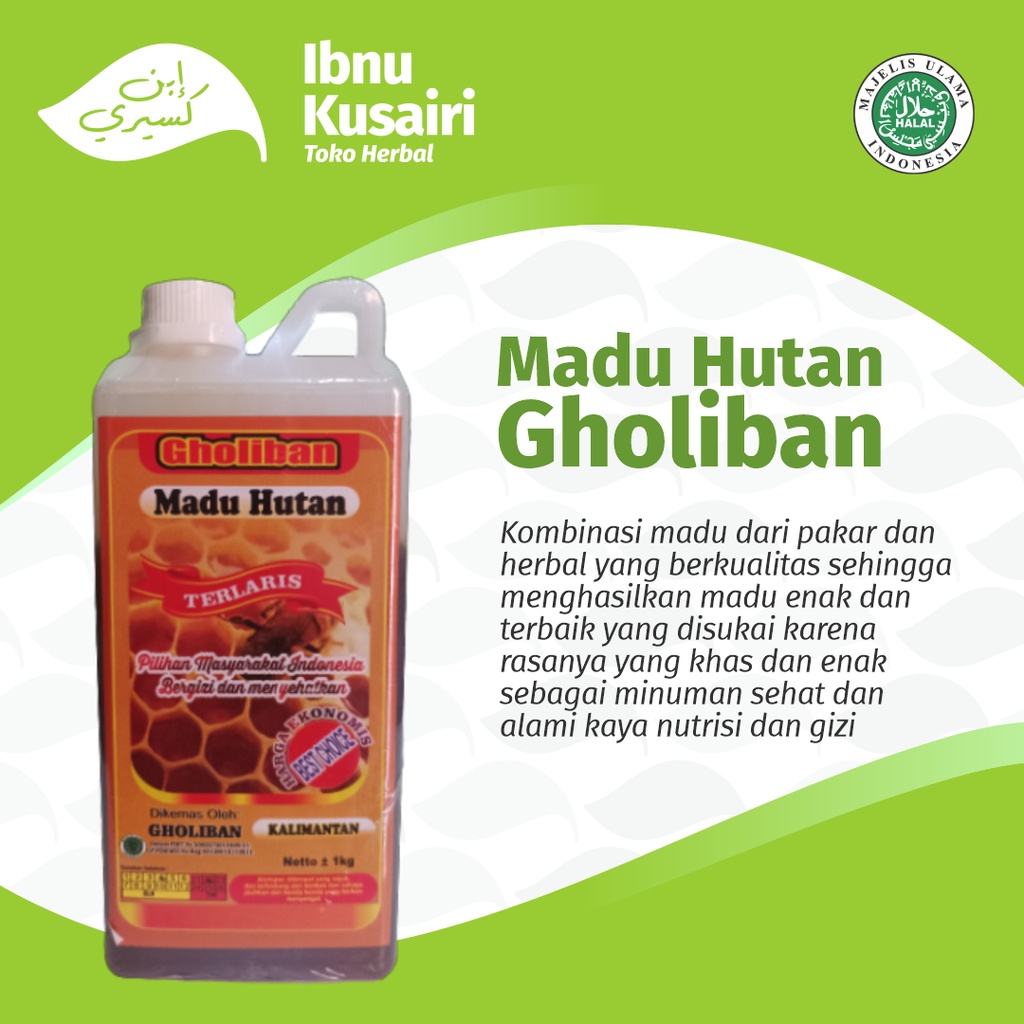 

Madu Gholiban kalimantan 1kg