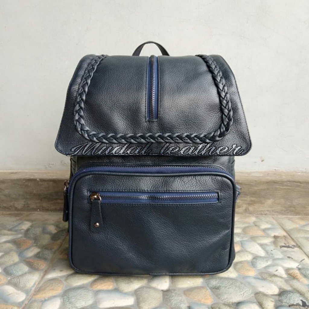 Ransel > Tas Gendong kulit Asli > Tas Kulit Asli Garut > Ransel Kulit > Ransel Kepang