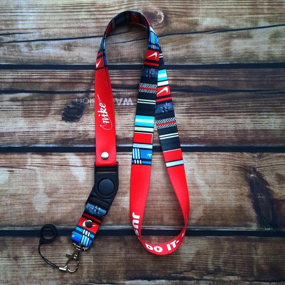 

Paling Popular✩ Lanyard printing NIKE Gantungan ID card plus karet 13mm 85 →