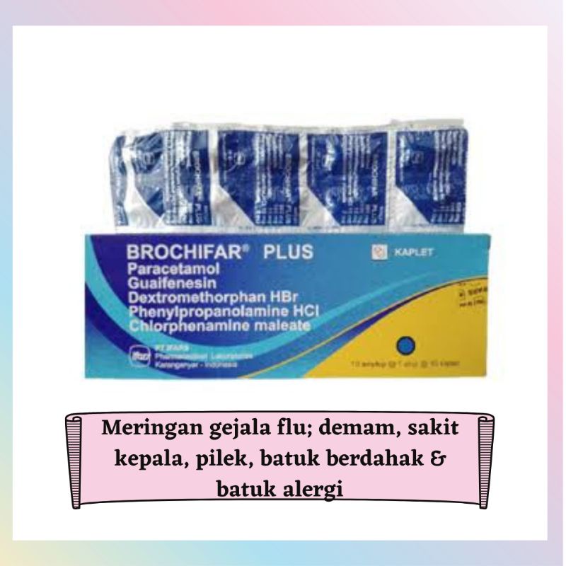 BROCHIFAR PLUS OBAT BATUK PILEK PER 10 TABLET