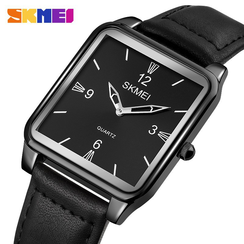 Skmeindonesia 1603 Jam Tangan Quartz Tahan Air Model Retro Simpel Untuk Pria