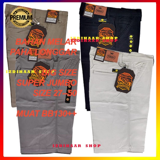 Celana Pendek Pria JUMBO CHINO BIG SIZE CINOS 39 - 50