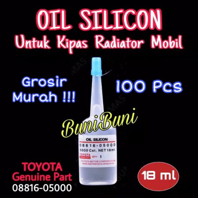 Grosir Murah 100pcs - Oli Oil Silikon Silicon - Minyak Silikon Untuk Kipas Radiator Mobil