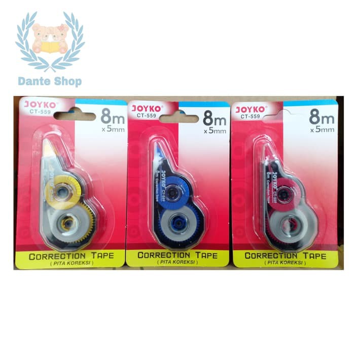 

READY TIP-EX KERTAS / CORRECTION TAPE JOYKO CT-559 ( PER PCS )