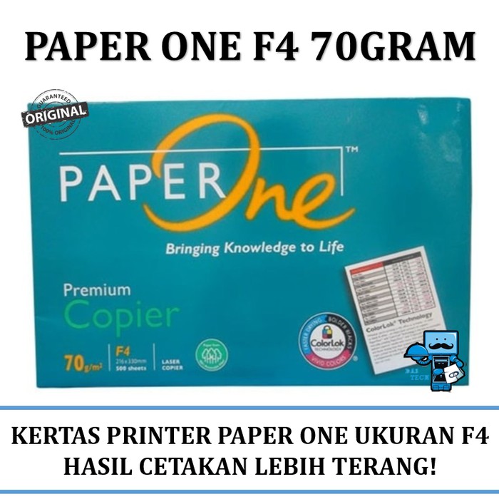 

Kertas F4 HVS Paper One 70 Gram HVS F4 Paper 500 Lembar