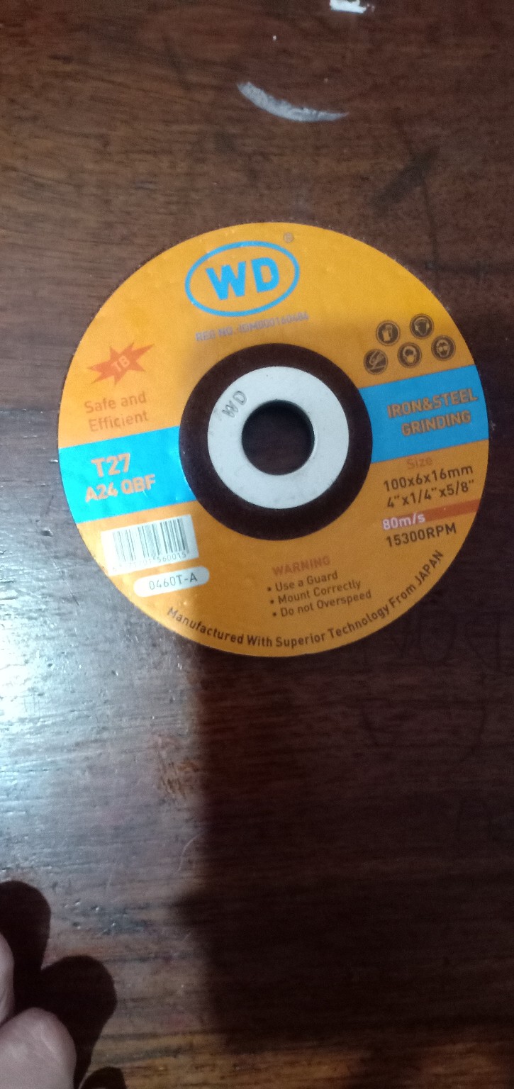 Mata Batu Gurinda Gerinda Grinda Wd Poles Asah 4x6 Tebal 4 Inchi Asli Mgj