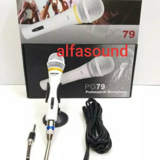 Mic Kabel Shure PG79 PG 79 Microphone Vocal Cable
