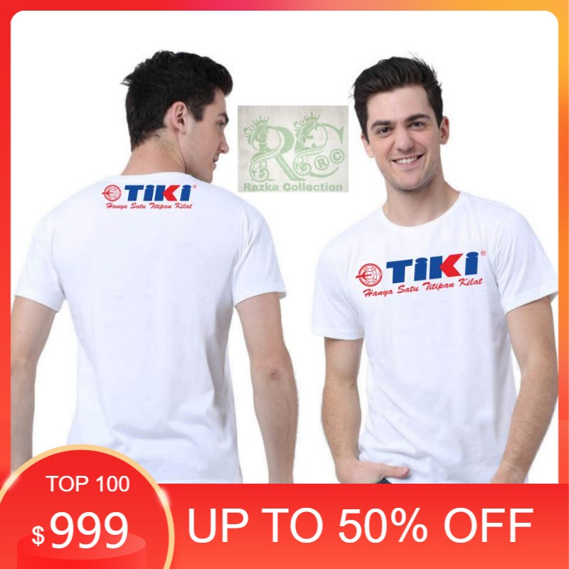 Baju kaos TIKI Merk Logo TIKI Hanya Satu Titipan Kilat - Razkacollection1