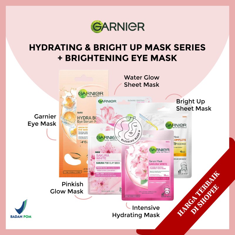 Jual Garnier Serum Mask Bright Up Garnier Super Hydrating Serum