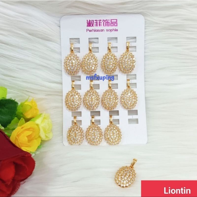 Liontin wanita permata zircon xuping AC1193