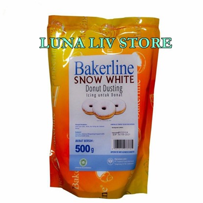 

Bakerline Snow White Donut Dusting 500 Gr