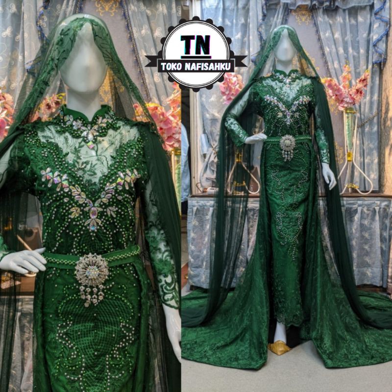 GAUN PENGANTIN SLIM TERMURAH / GAUN AKAD / GAUN PENGANTIN / KEBAYA PENGANTIN MODERN / GAUN PESTA