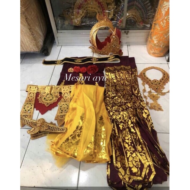 Kostum Tari Cendrawasih Premium