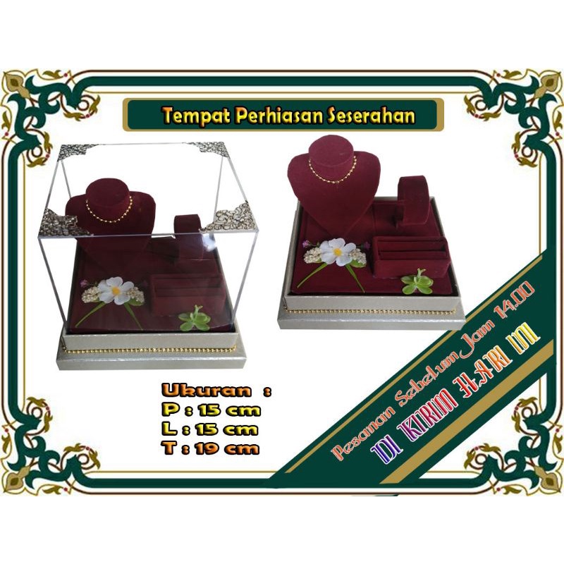 TEMPAT PERHIASAN KALUNG,GELANG,CINCIN SESERAHAN_TEMPAT PERHIASAN SESERAHAN_TEMPAT KALUNG,CINCIN,GELANG PERNIKAHAN_BOX KALUNG,CINCIN,GELANG SESERAHAN,BOX PERHIASAN SESERAHAN KOMPLIT_KOTAK TEMPAT PERHIASAN SESERAHAN