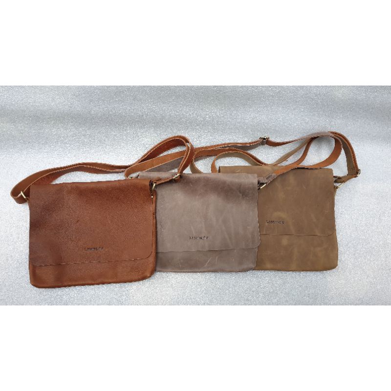 TAS SLEMPANG KULIT / TAS KULIT PREMIUM /tas tanggulangin