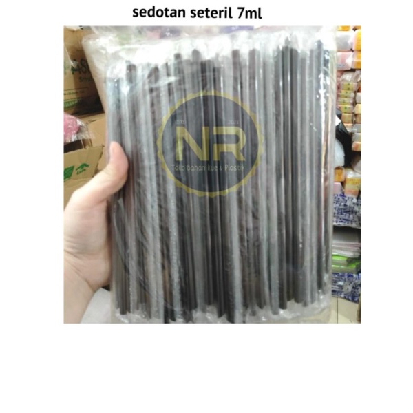 sedotan seteril 6ml/sedotan hitam 6ml