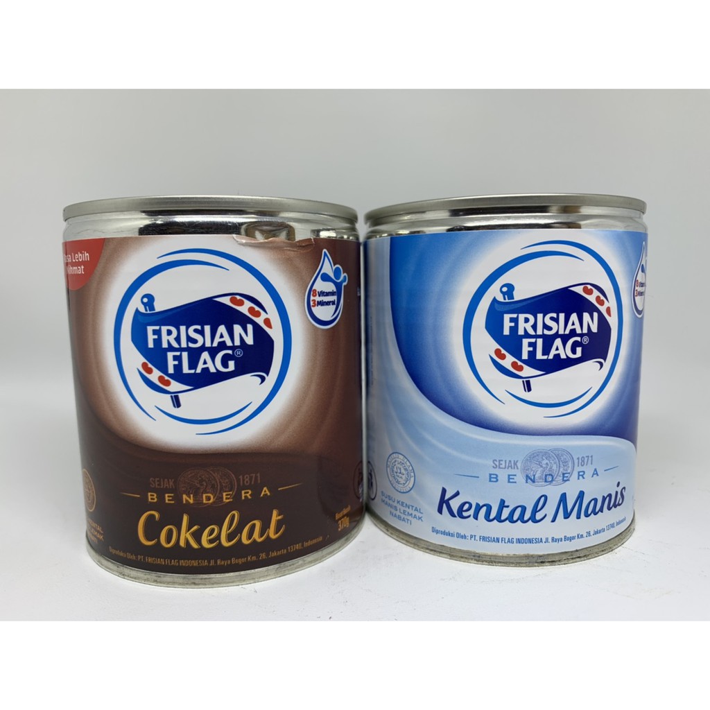 

Retail-Frisian Flaq Kaleng 370 gr putih/Cokelat