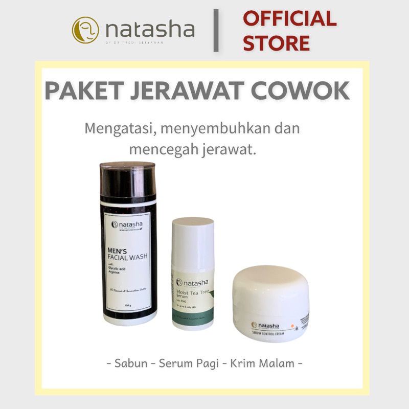 NATASHA SKIN CARE PAKET JERAWAT COWOK