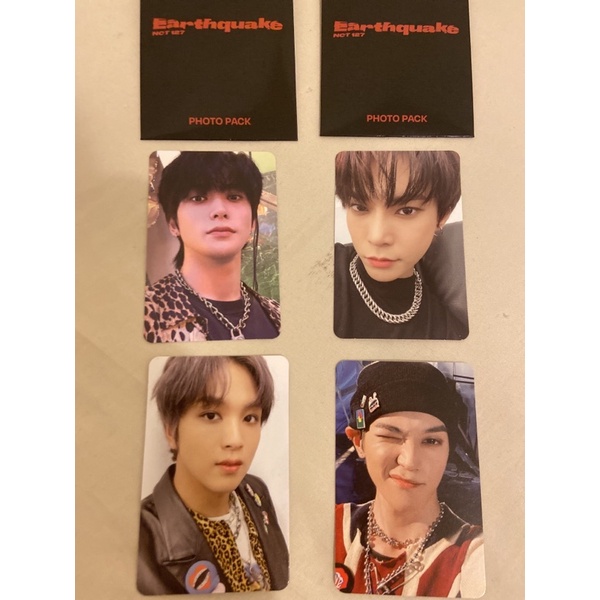 Photocard PC Earthquake Lugagge Sticker Jaehyun Doyoung Haechan Taeyong