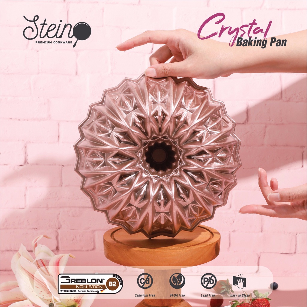 STEIN Crystal Baking Pan (Anti Lengket Ukuran)- 24cm