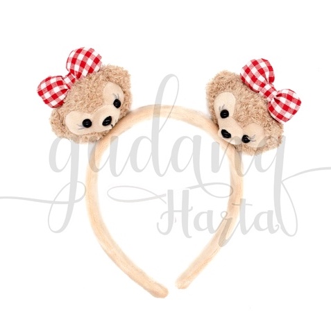 Bando Kepala Duffy Bandana Motif Kepala Kelinci Headband GH 211108