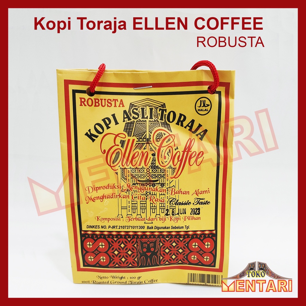 

Kopi Toraja Robusta 100 Gr - Ellen Coffee