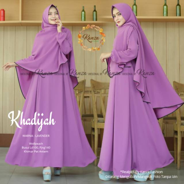 Khadijah syari ori kanza solo