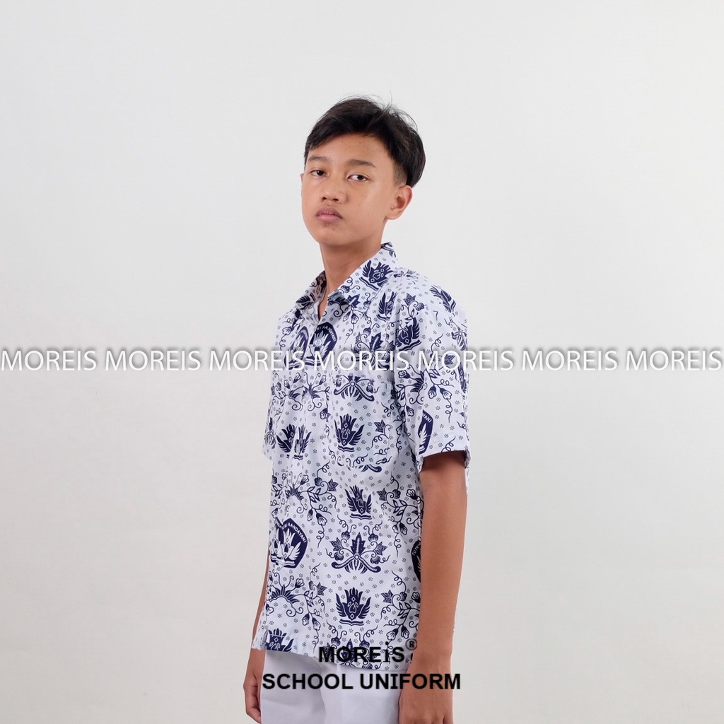 Seragam Baju Batik Tutwuri Handayani Biru