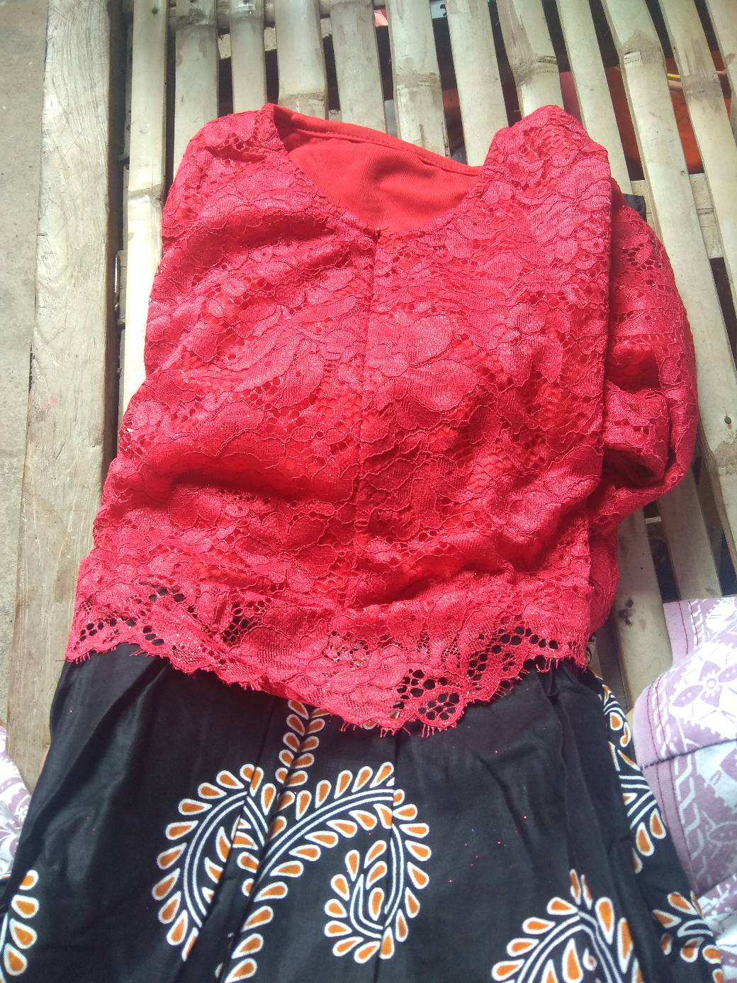 [new Arival] Wou Batik Couple Ayusita Ruffle Batik Couple Ori Ndoro Jowi Dnt Garansi Termurah- Bg094