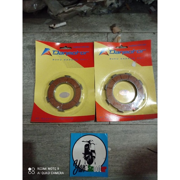 Kampas Kopling Kecil DanMotor & Kampas Kopling Besar DanMotor