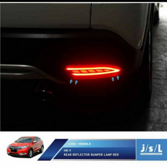 LED mata kucing HRV rear reflektor bumper LED jsl