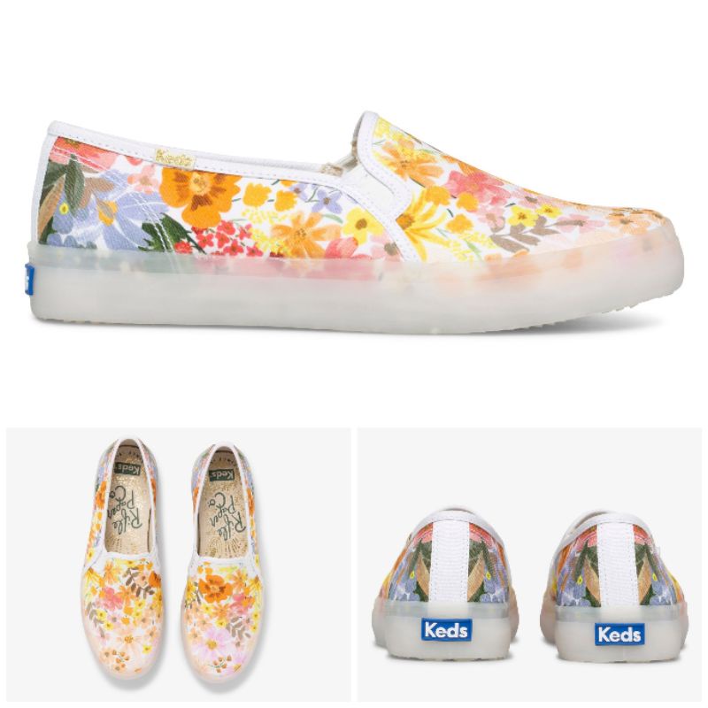 keds double decker rifle paper marguerite