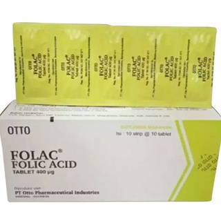 Jual Folac Mcg Strip Isi Tablet Asam Folat Mcg Shopee Indonesia