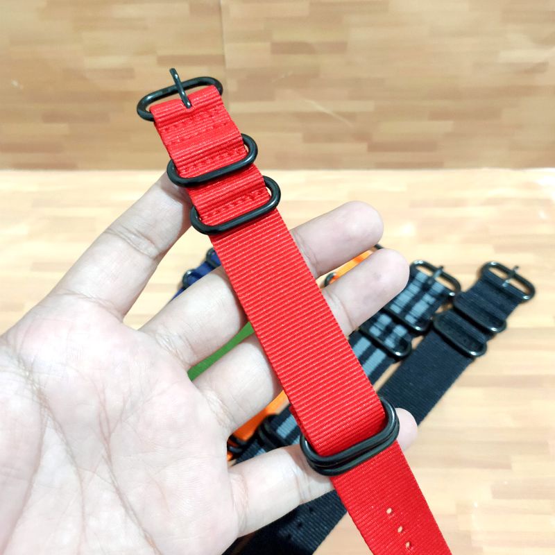 [ BISA COD ] TERMURAH STRAP JAM TANGAN CANVAS , STRAP JAM TANGAN NYLON  TALI STRAP JAM TANGAN , STRAP TALI NATO , STRAP CANVAS , TALI JAM TANGAN NATO , TALI CANVAS JAM TANGAN