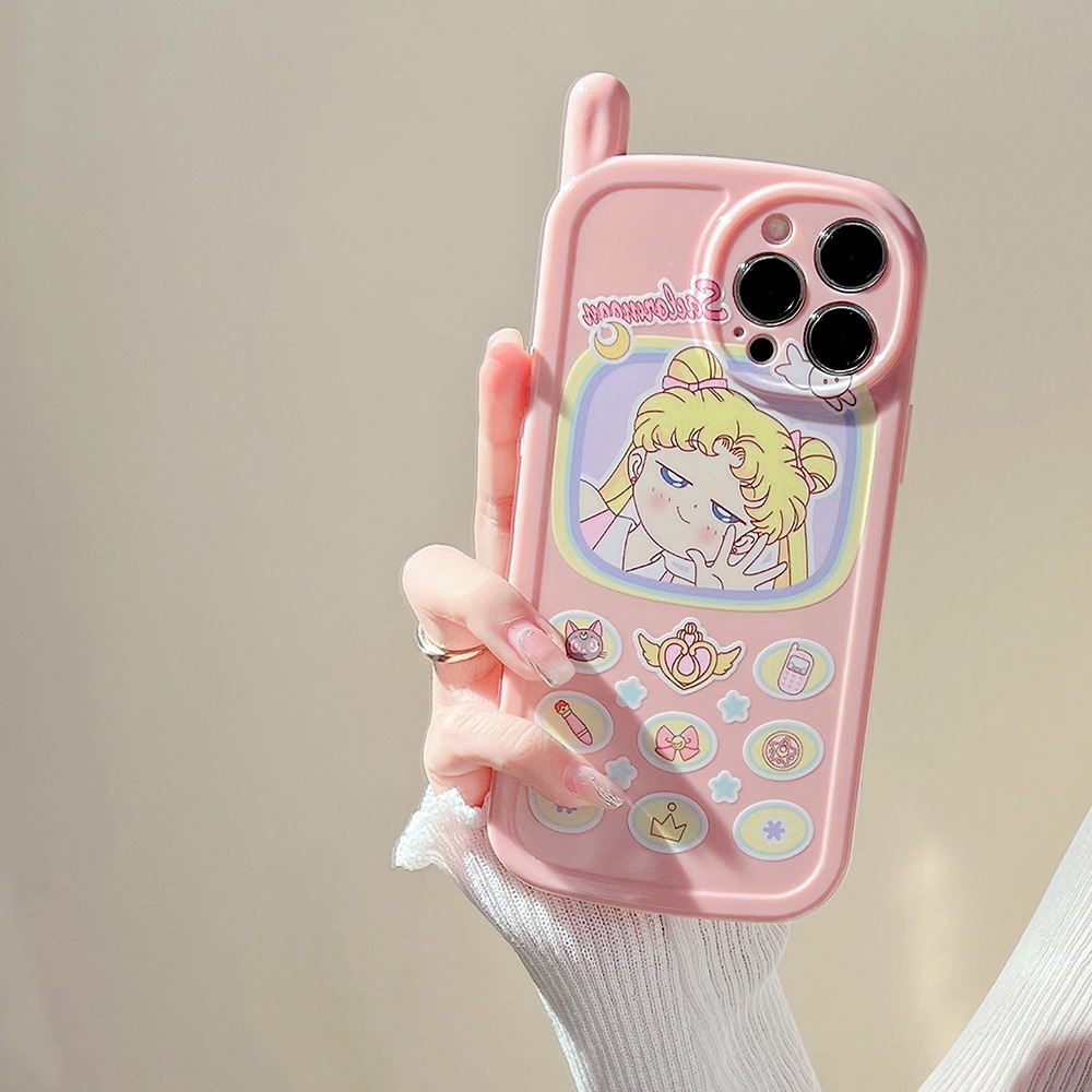 Soft Case Hp Gambar Kartun Anak Perempuan Untuk Iphone 11 / 12 / 13pro MAX