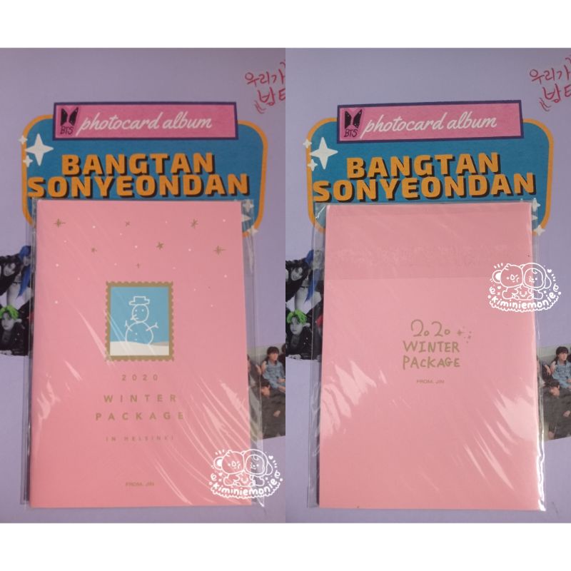 BTS Mini book Jin winpack 2020