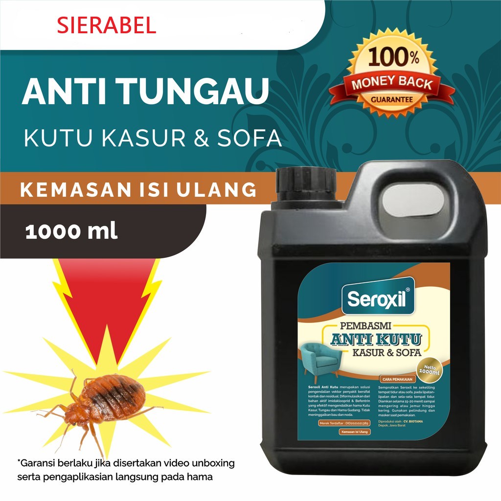 Pembasmi Anti Tungau Kutu Kasur Kutu Busuk Tumila 1 Liter  SEROXIL