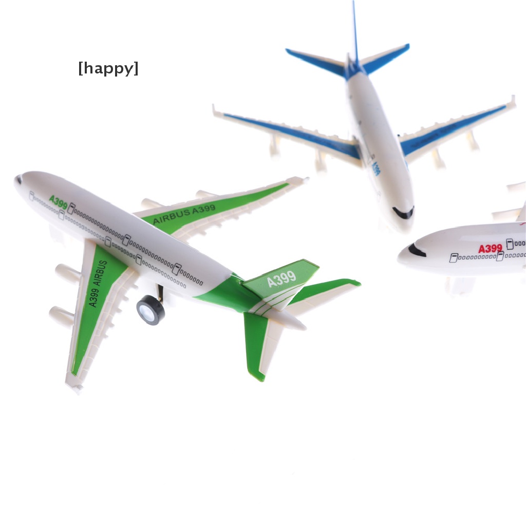 HA Plastic Air Bus Model Kids Children Pull Back Airliner Passenger Plane Model 0 0 0 0 0 ID