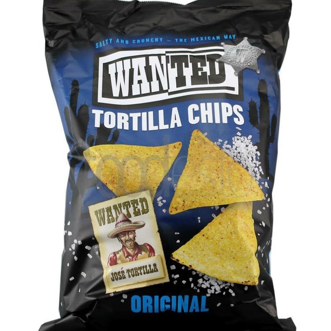

WANTED TORTILA CHIPS SALT ORIGINAL 450GR