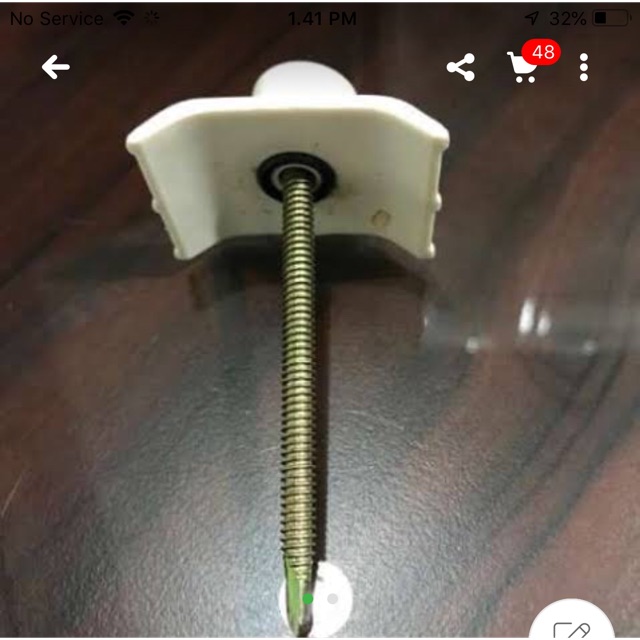 Baut roofing alderon twinlite paku atap kanopi genteng