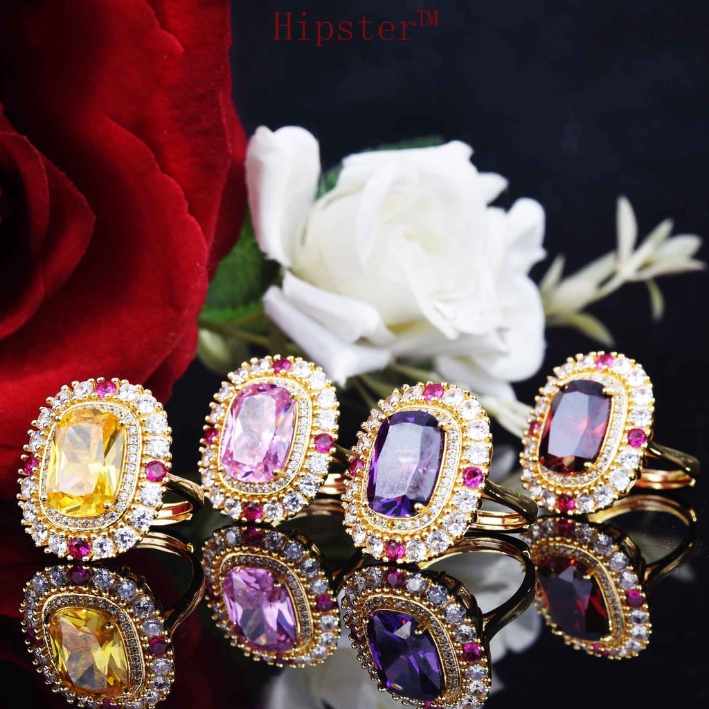 High-End Jewelry Pendant Luxury Ruby Set Rings Necklace