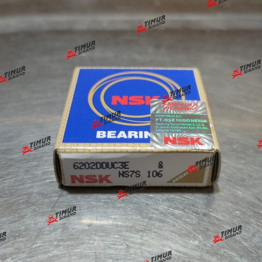 Bearing Lahar NSK 6202 DDUC3E Japan karet 15x35x11