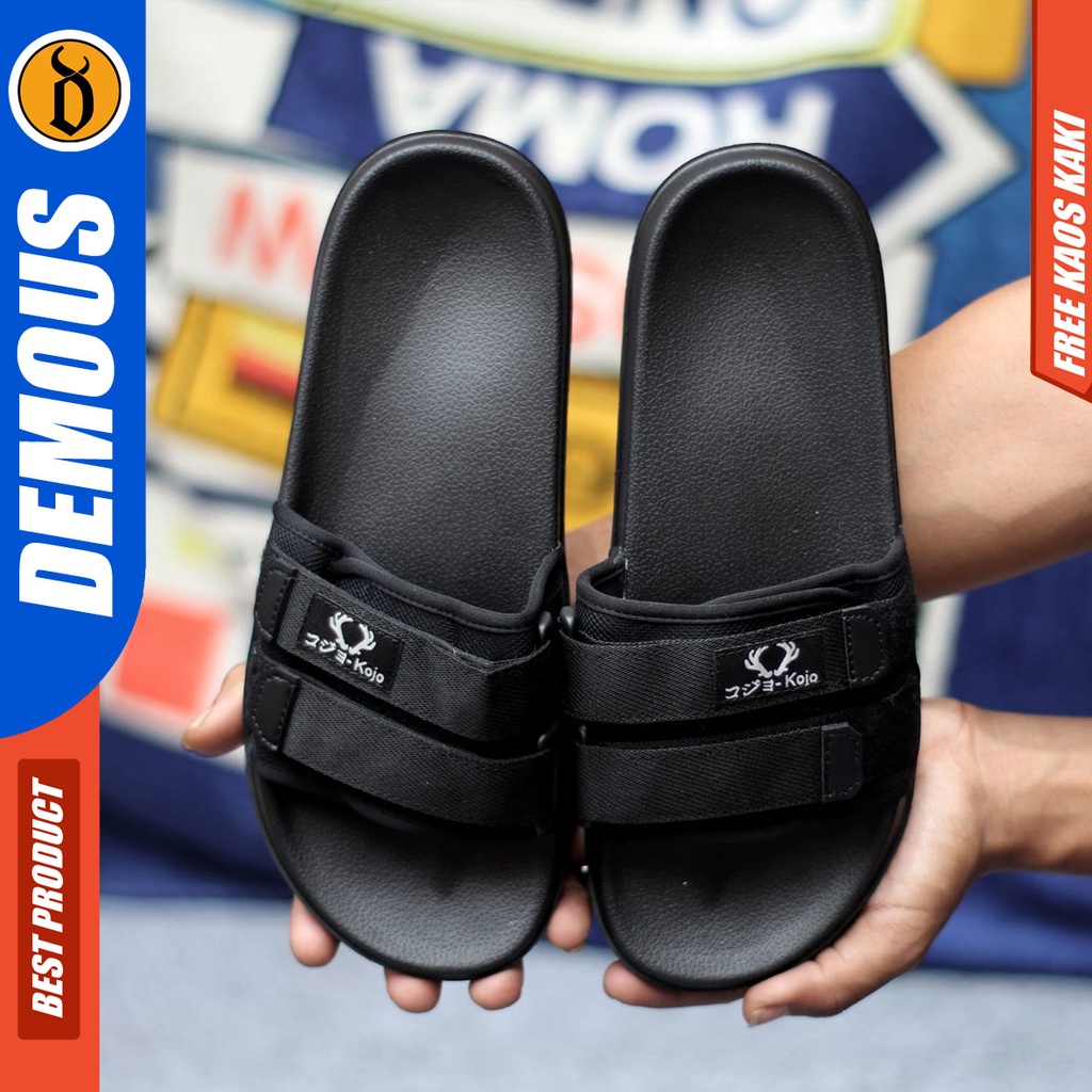 DEMOUS MAXI Sandal Pria Distro Kekinian Murah Slipper