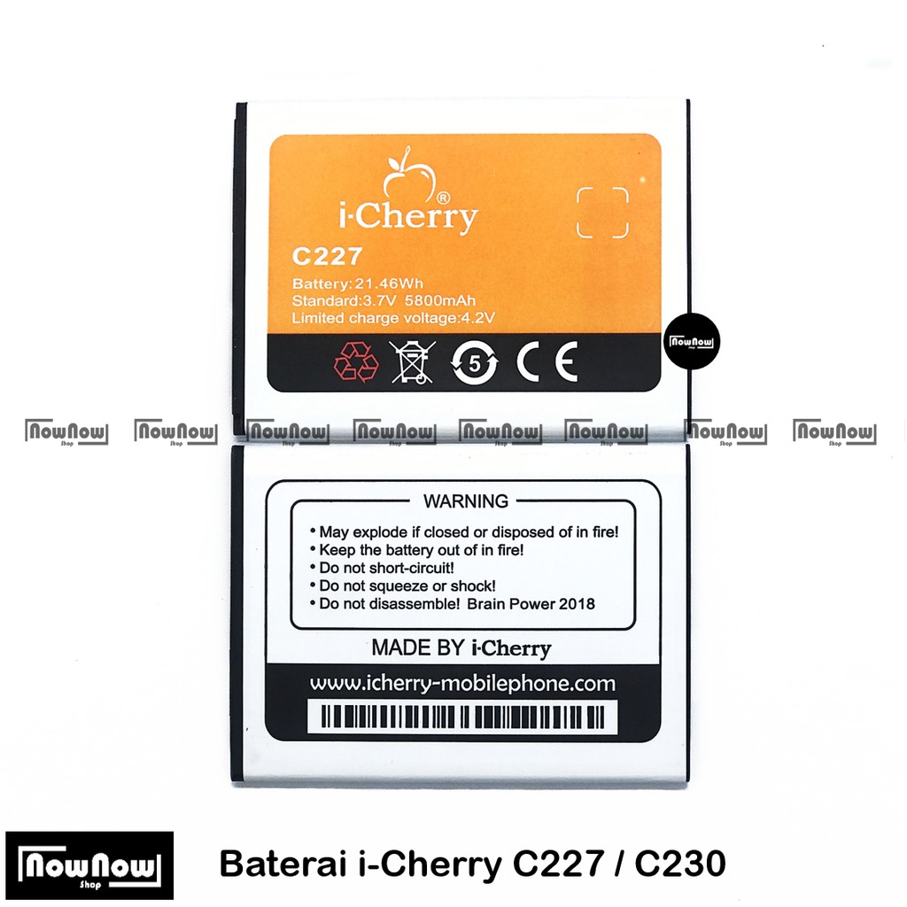 Baterai i-Cherry C227 Mercury C230 Venus Double Power Batre Batrai Battery HP iCherry iChery